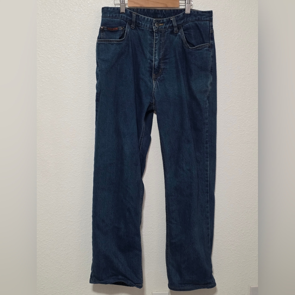 Men's Hood Motorcycle  Blue Jeans Size 34